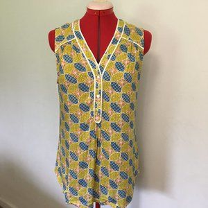 ModCloth Sleeveless Top in Print Mix